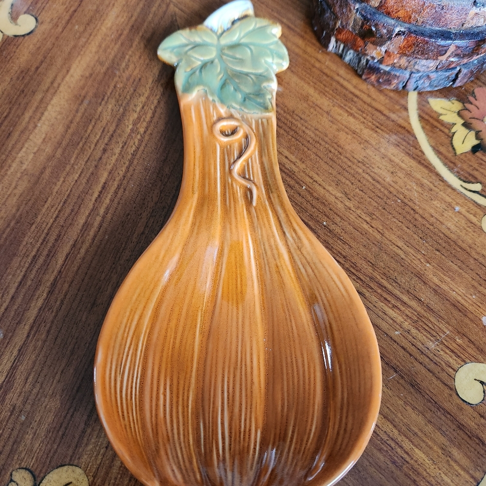 Fall pumpkin spoon rest